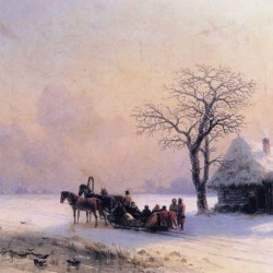 Winter Scene in Little Russia